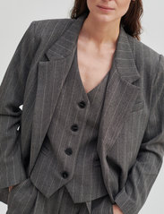 Second Female - Piya Blazer - vakarėlių drabužiai išparduotuvių kainomis - dark grey melange - 5
