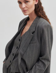 Second Female - Piya Blazer - vakarėlių drabužiai išparduotuvių kainomis - dark grey melange - 6