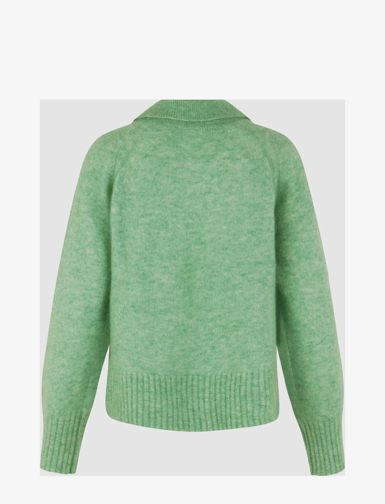Second Female - Brook Knit Collar - jumpers - laurel green - 1