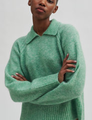 Second Female - Brook Knit Collar - jumpers - laurel green - 2