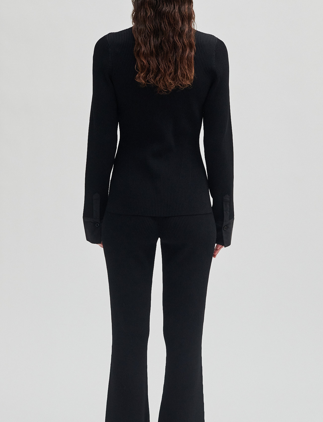 Second Female - Polina Knit Shirt - black - 5