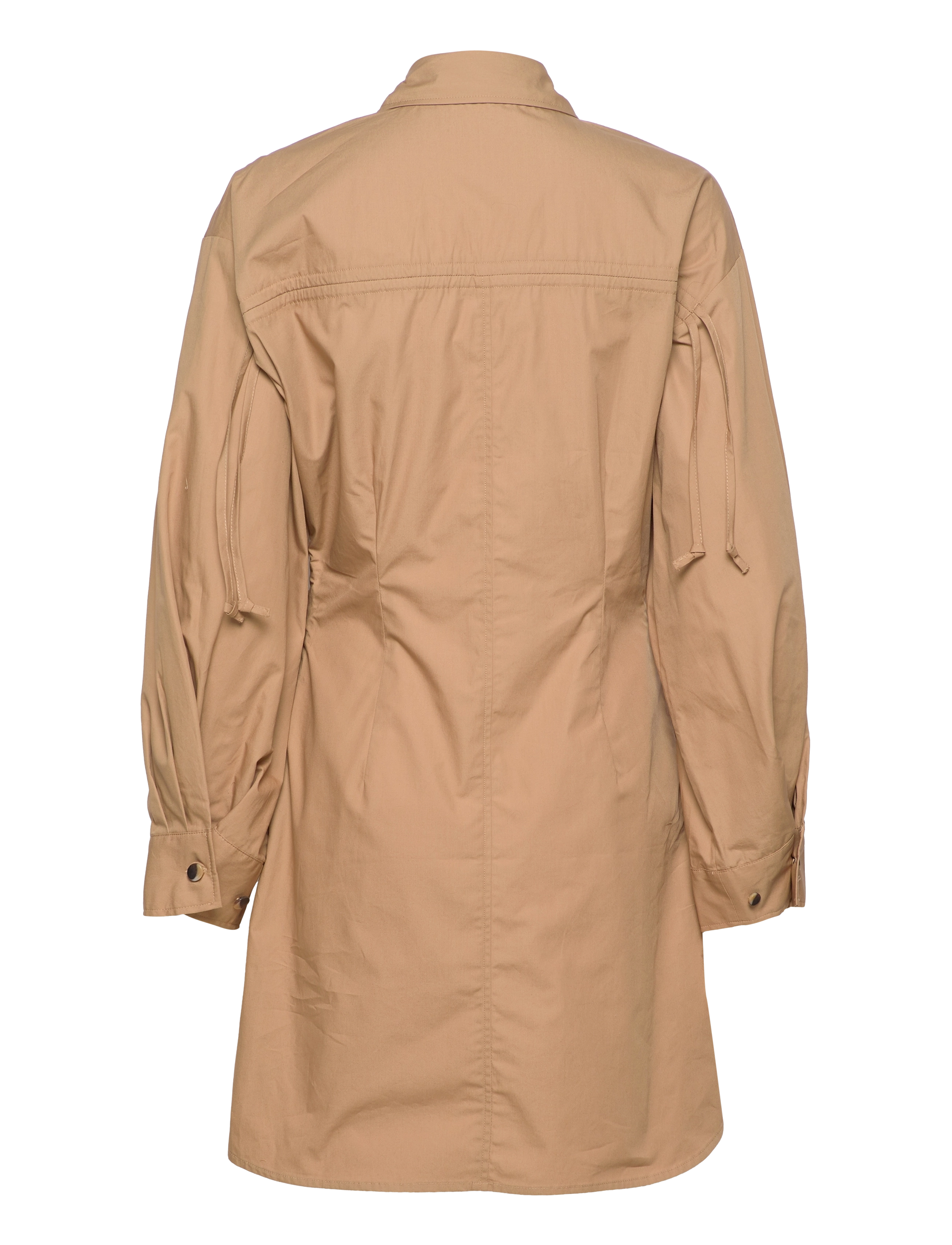 Second Female - Ficus Dress - lyhyet mekot - new tobacco brown - 2