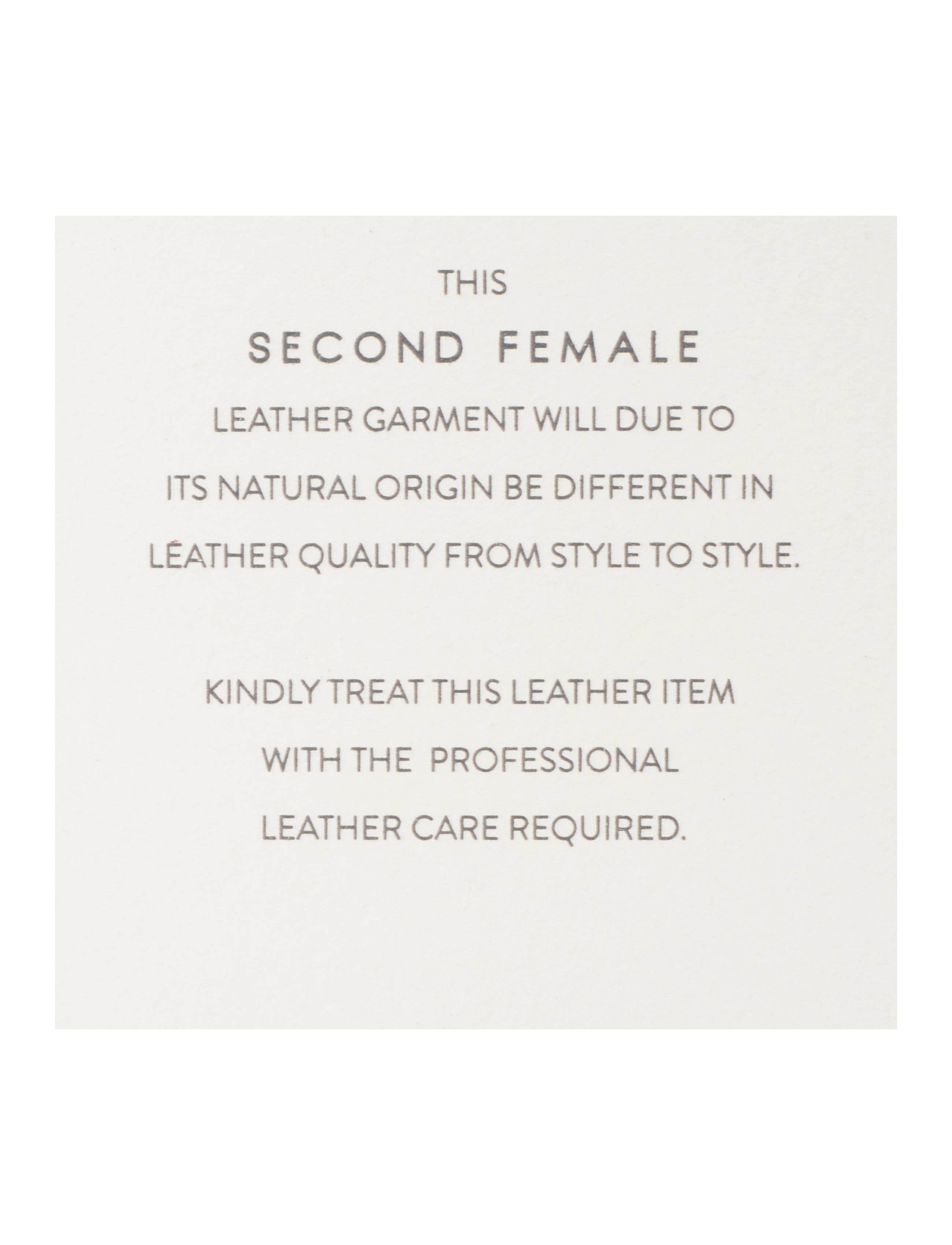 Second Female - Lindie Leather New Trousers - shitake - 3