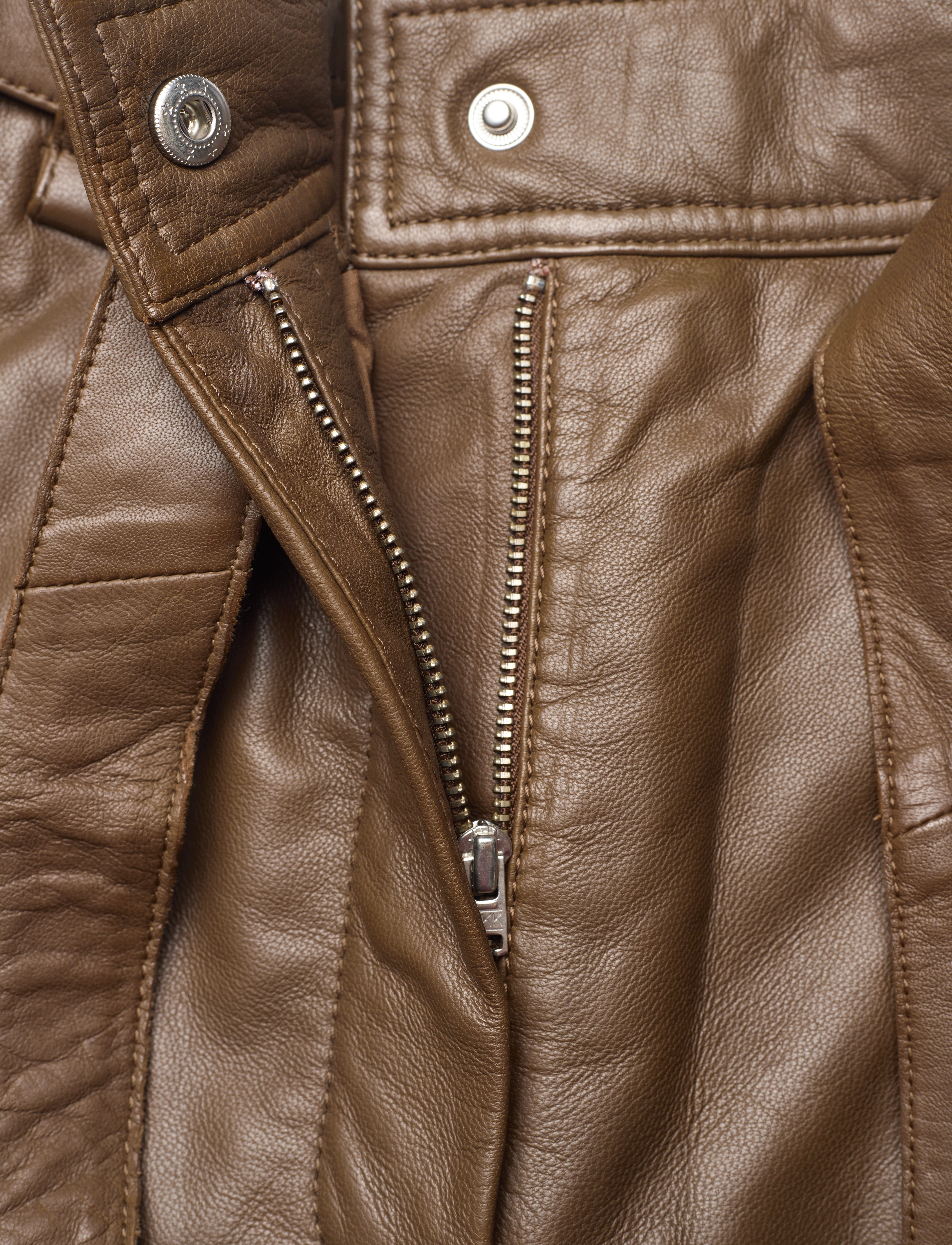 Second Female - Lindie Leather New Trousers - shitake - 5