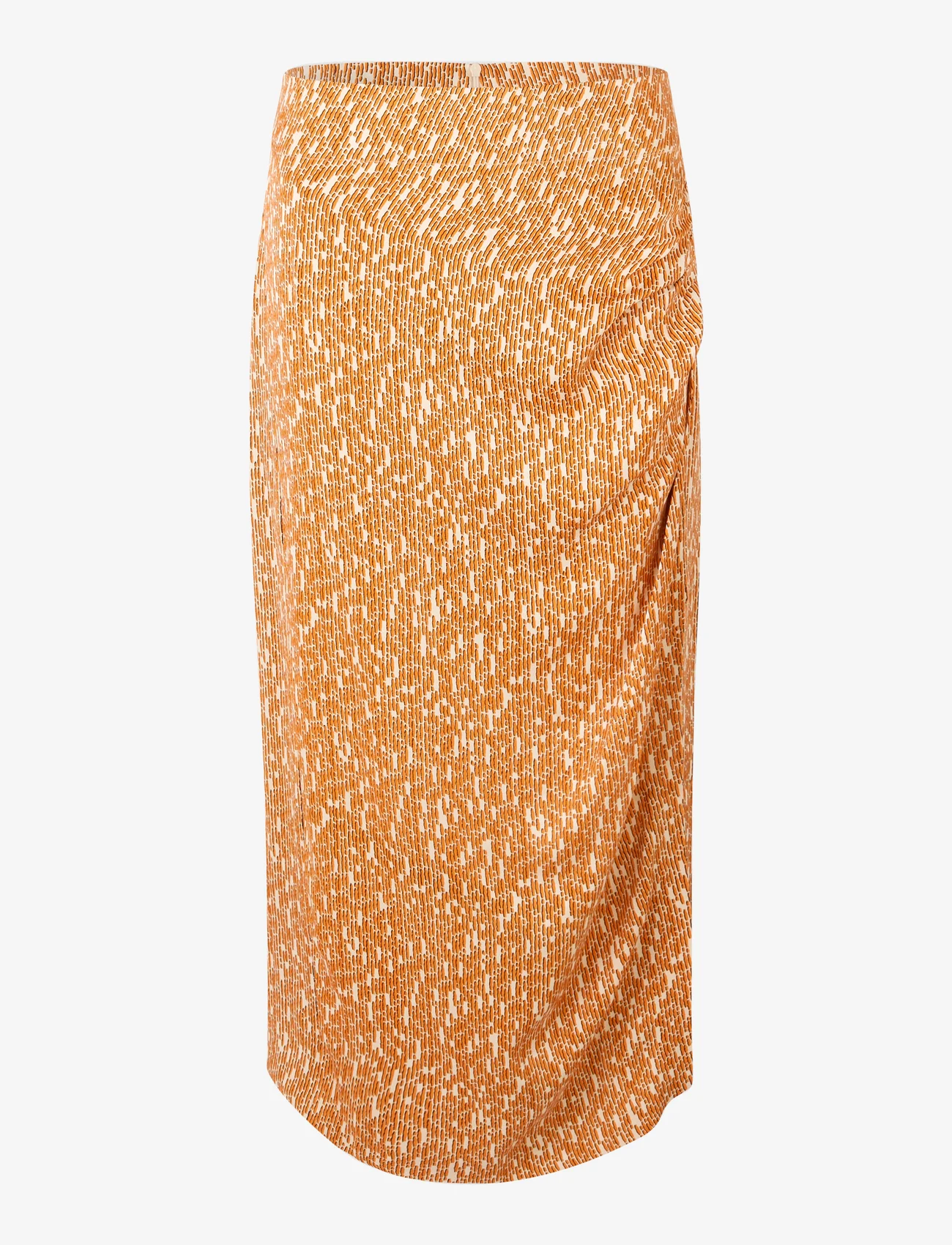 Second Female - Rattan Skirt - odzież imprezowa w cenach outletowych - apricot - 0