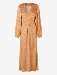 Second Female - Rattan Dress - ilgos suknelės - apricot - 0