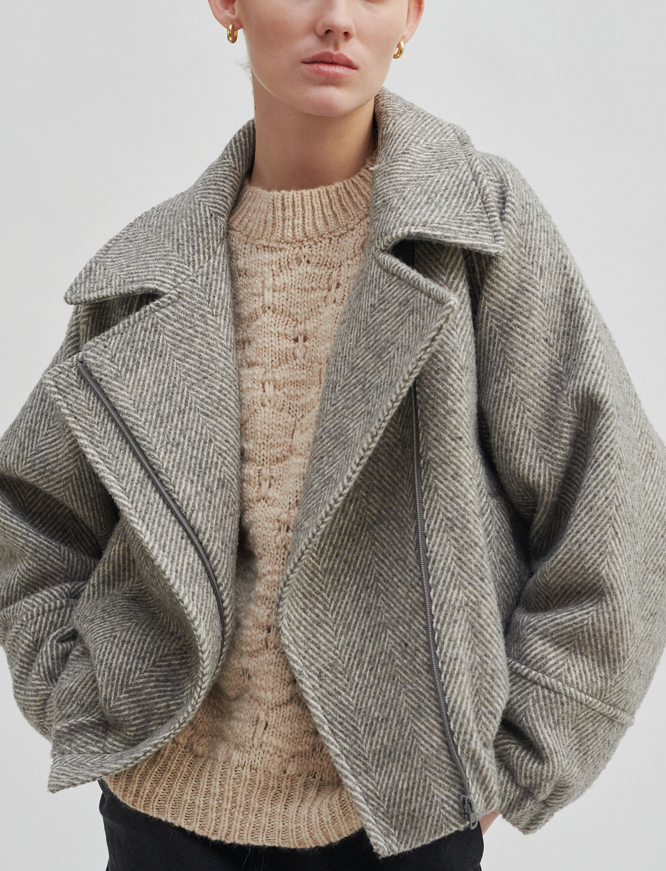 Second Female - Cakile New Jacket - light grey melange - 4