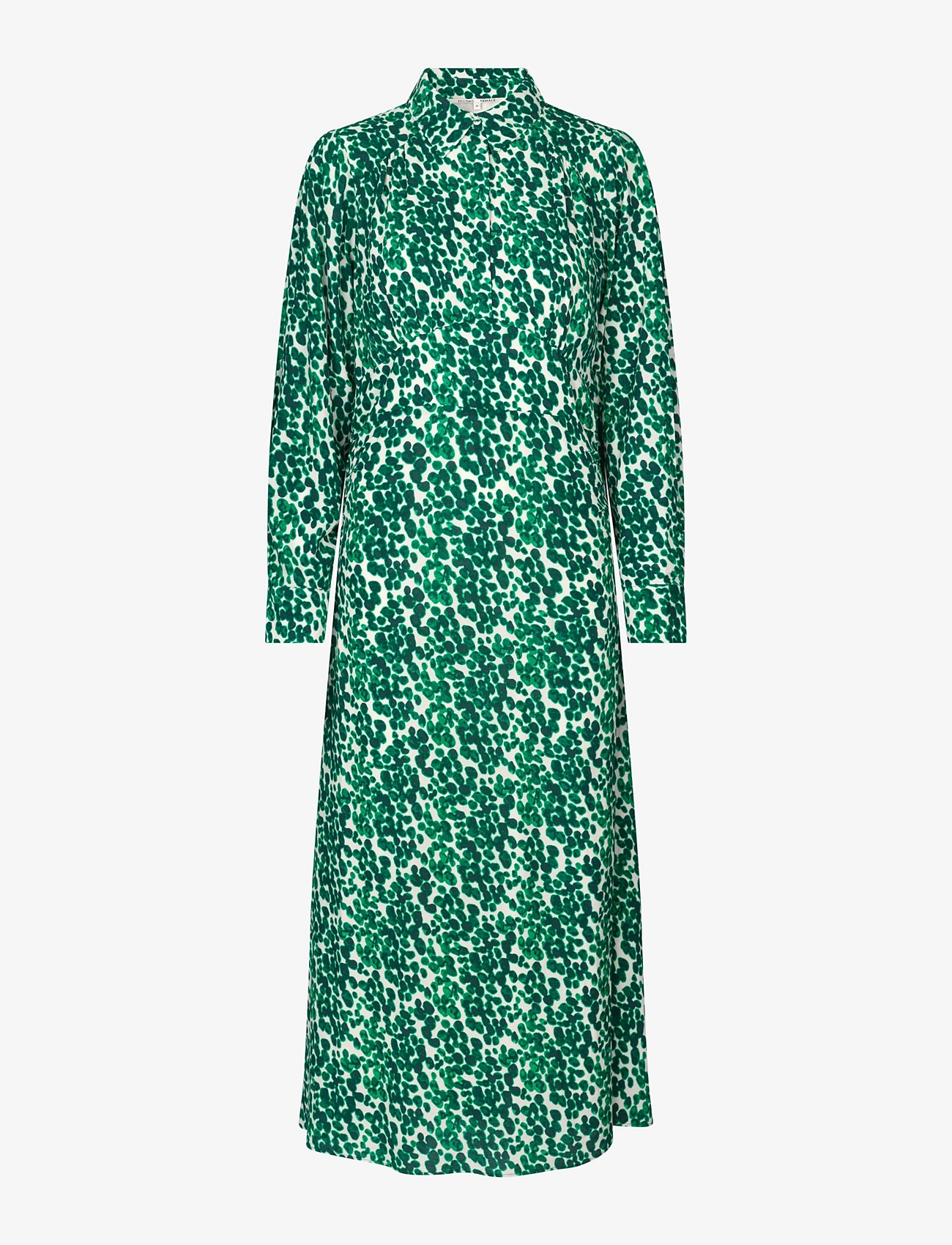 Clover Dress - GREEN TAMBOURINE