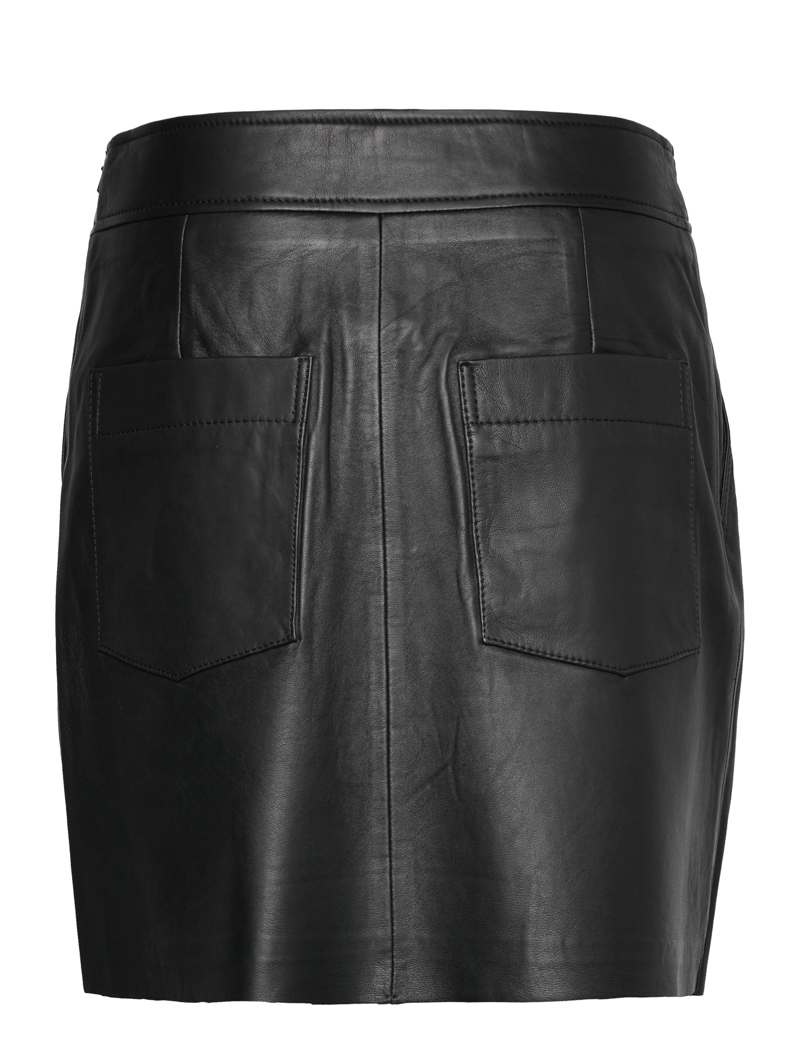Second Female - Lindie Leather Skirt - black - 2