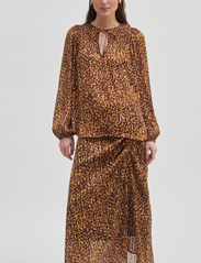 Second Female - Nutmeg Blouse - blouses met lange mouwen - deep mahogany - 2