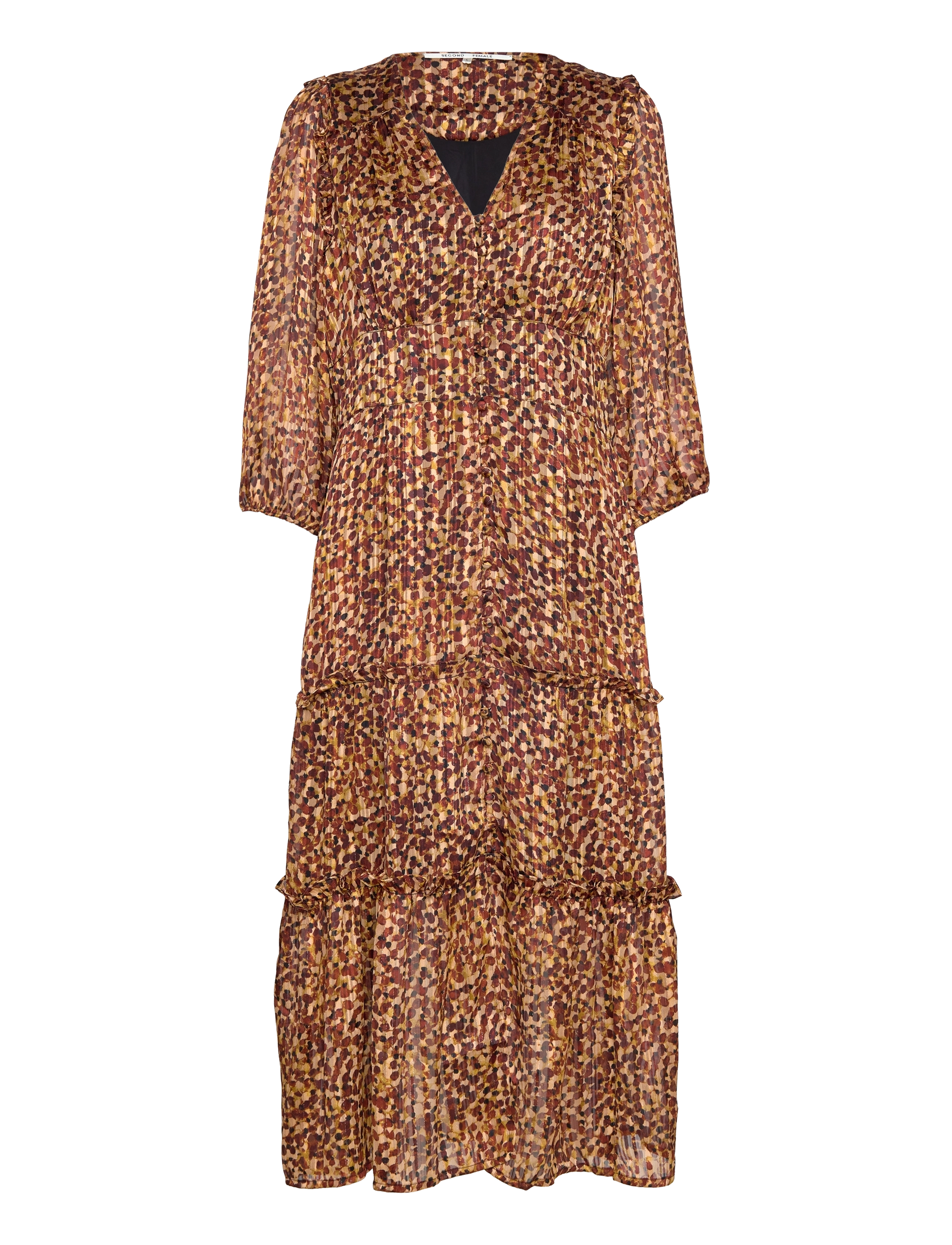 SECOND Damen Nutmeg Kleid Patterned - XS - Damen