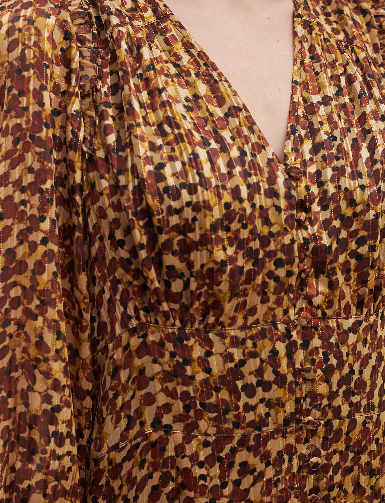 Second Female - Nutmeg Dress - midi kjoler - deep mahogany - 5