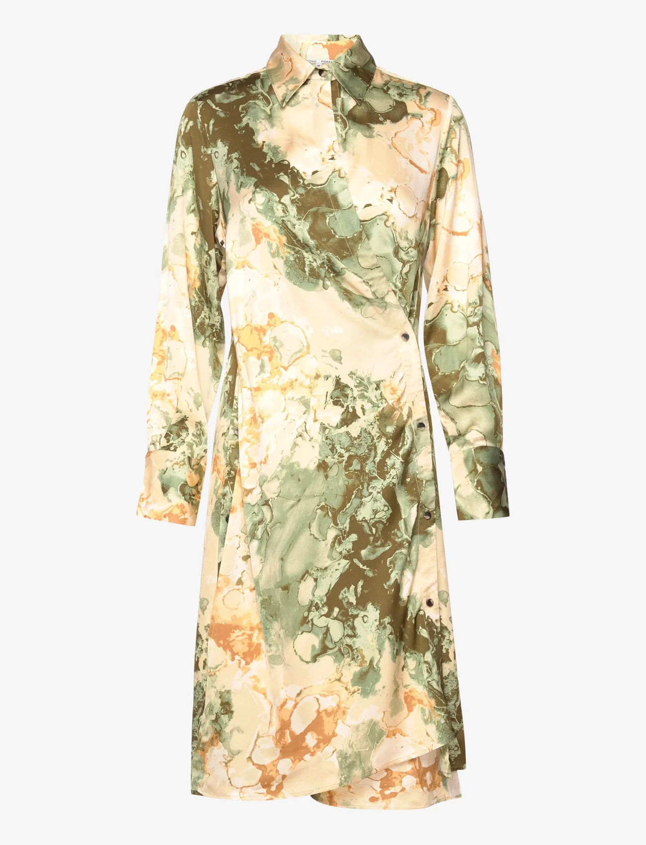 Second Female - Onyx Dress - shirt dresses - laurel green - 0