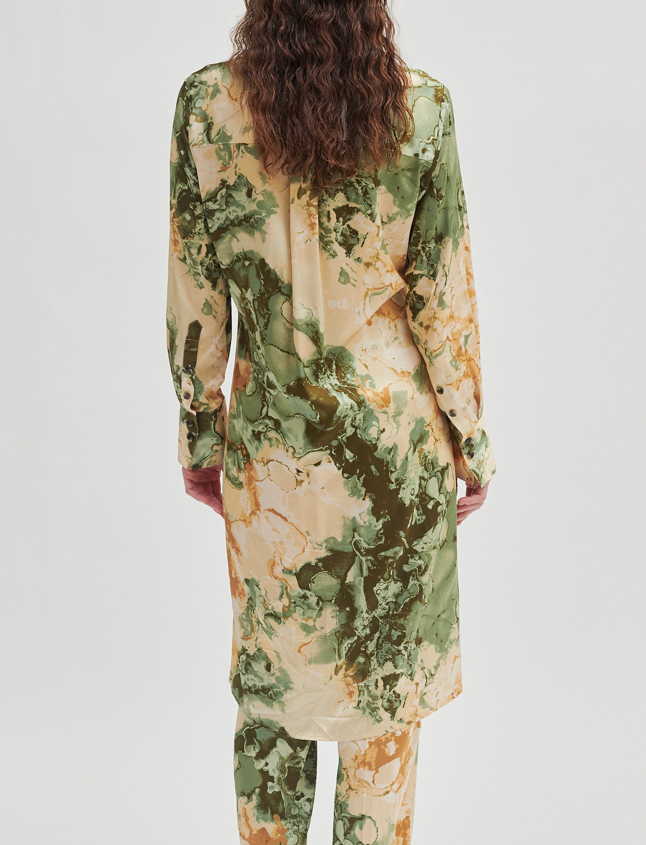 Second Female - Onyx Dress - skjortekjoler - laurel green - 5