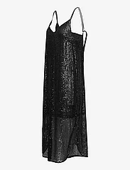 Second Female - Shine On Slipdress - odzież imprezowa w cenach outletowych - black - 3