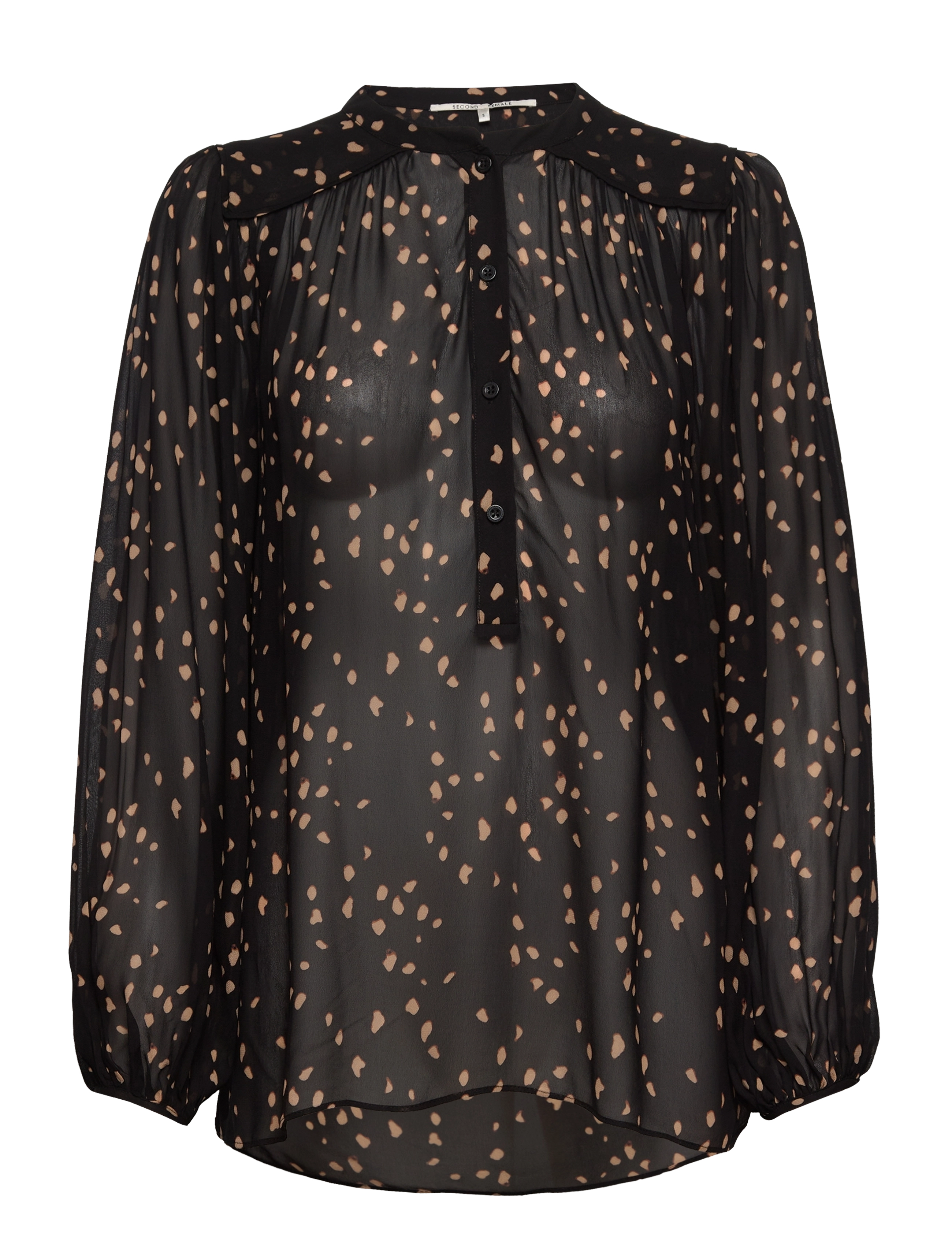 SECOND Damen Mild Bluse Patterned - S - Damen