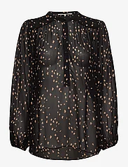 Second Female - Mild Blouse - long-sleeved blouses - black - 0