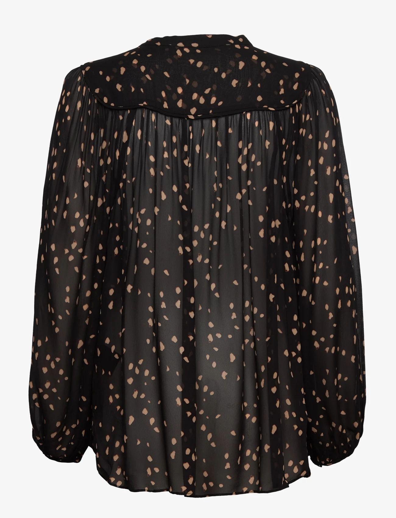 Second Female - Mild Blouse - long-sleeved blouses - black - 1