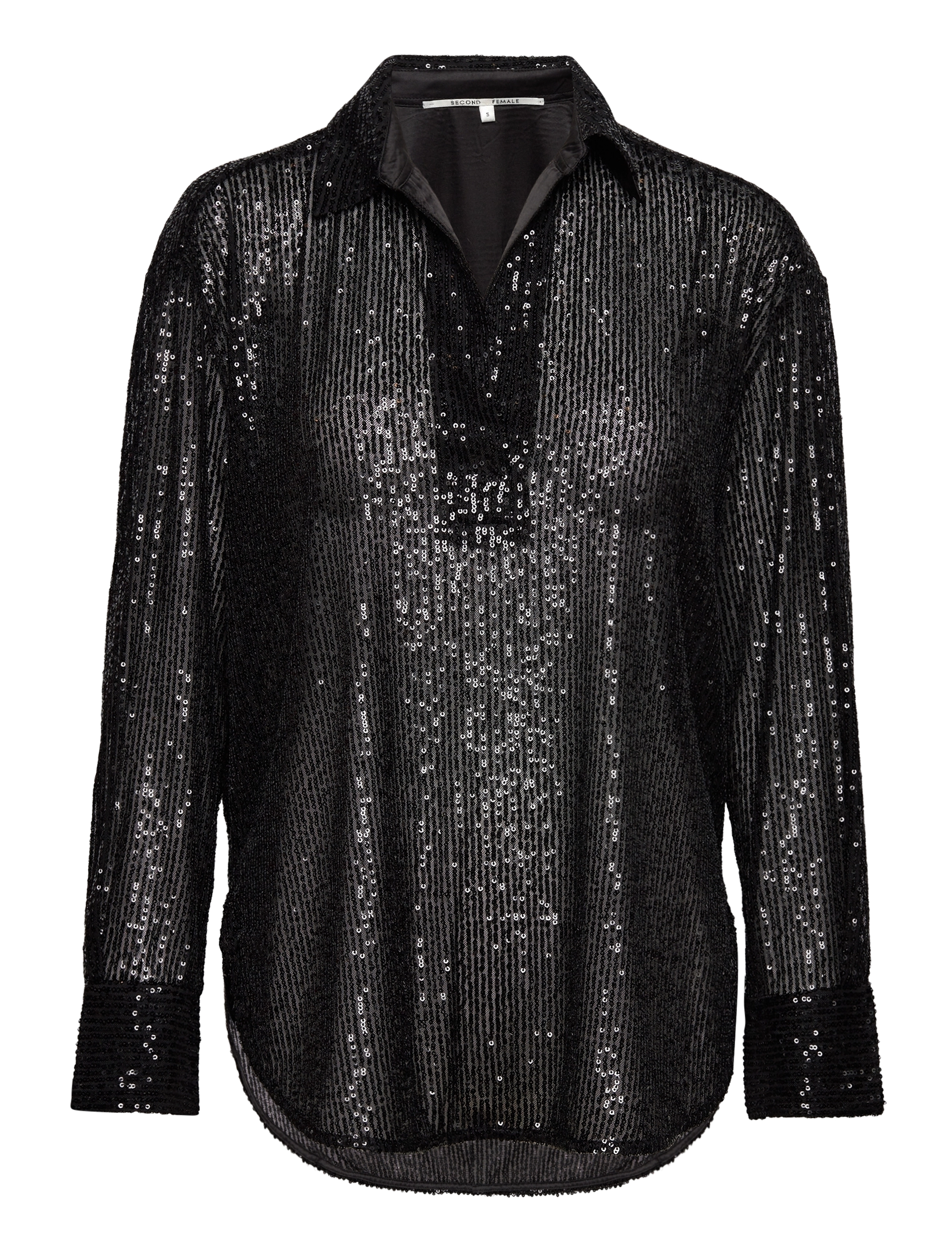 Shine On Blouse - BLACK