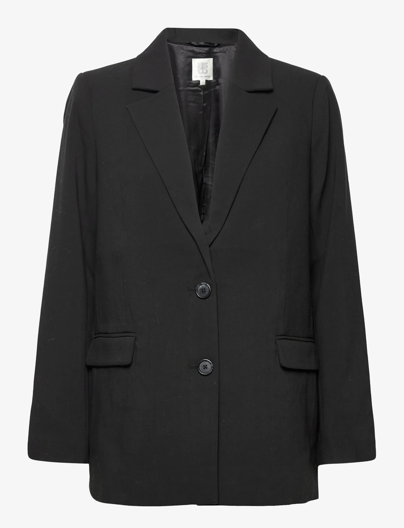 Second Female - Evie Classic Blazer - odzież imprezowa w cenach outletowych - black - 0