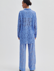 Second Female - Hally Trousers - odzież imprezowa w cenach outletowych - cornflower blue - 6