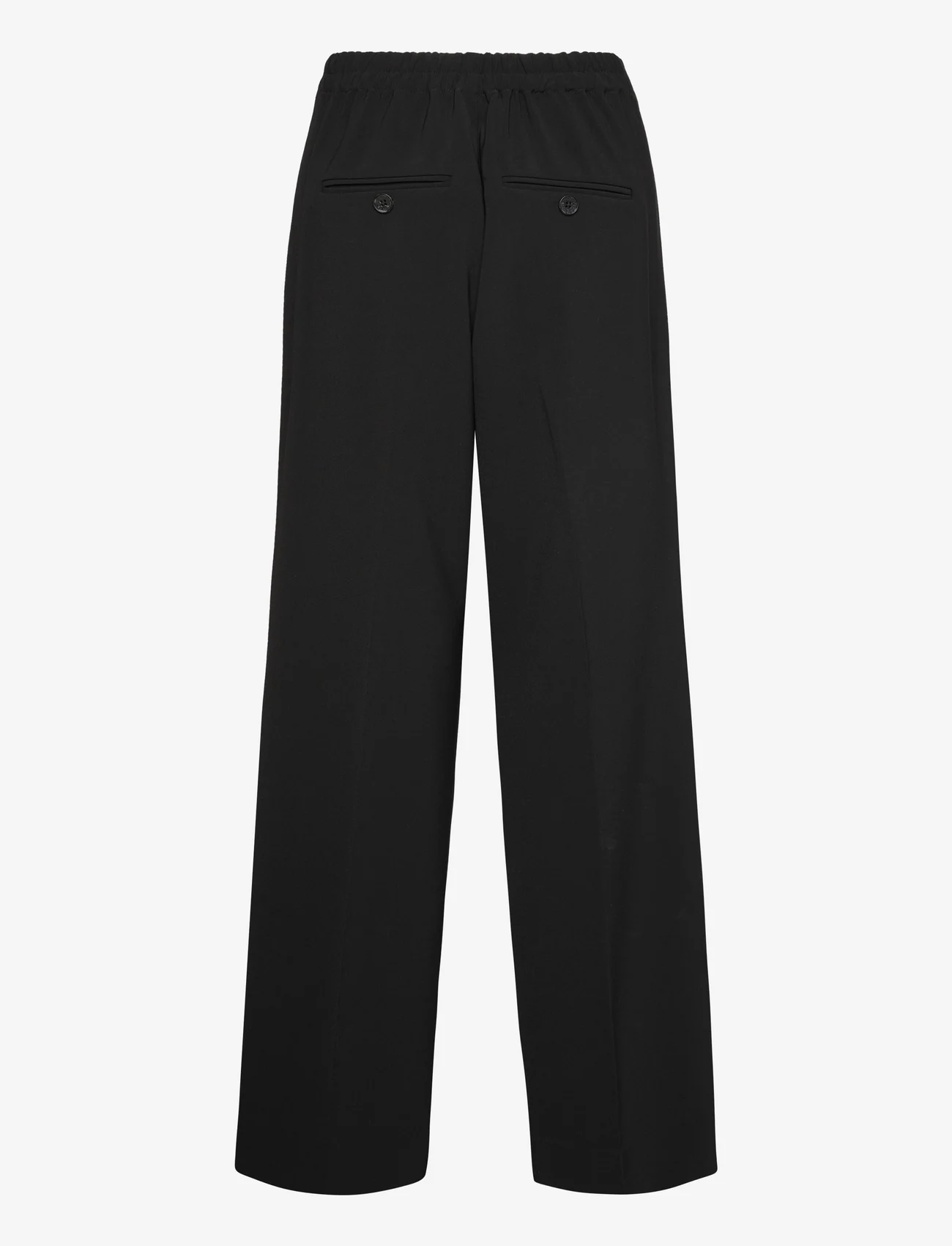Second Female - Fique Wide Trousers - peoriided outlet-hindadega - black - 1