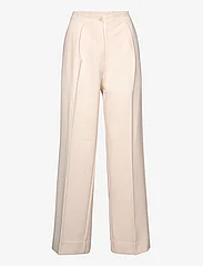 Second Female - Fique Wide Trousers - wide leg trousers - dark chalk - 0