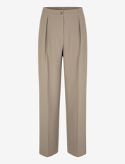 Fique Wide Trousers - ROASTED CASHEW