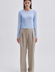 Second Female - Fique Wide Trousers - vide bukser - roasted cashew - 1
