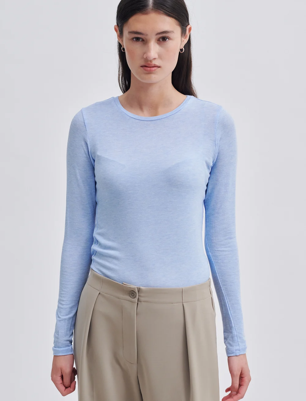 Second Female - Fique Wide Trousers - bukser med brede ben - roasted cashew - 2