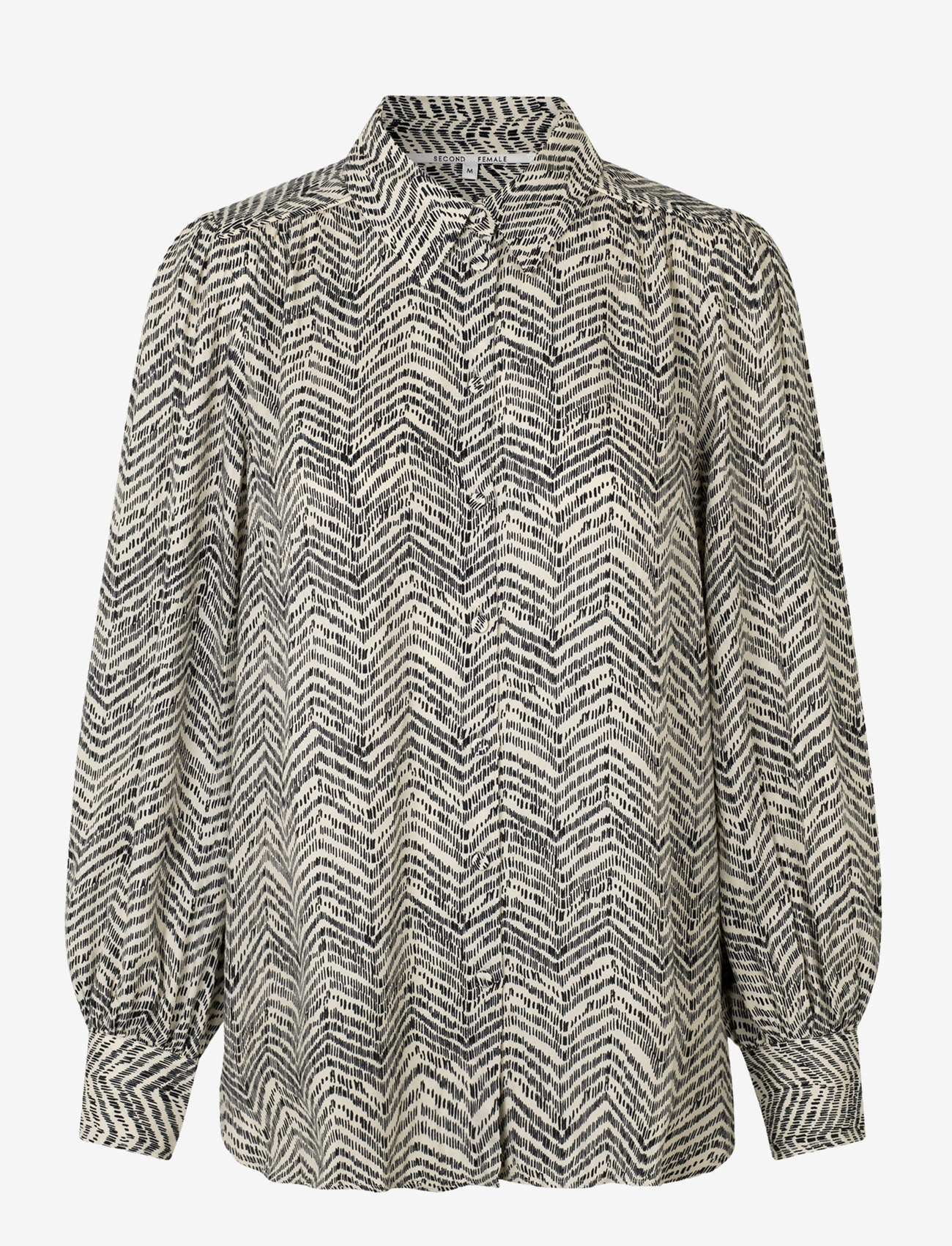 Second Female - Mallow Shirt - langärmlige hemden - black - 1