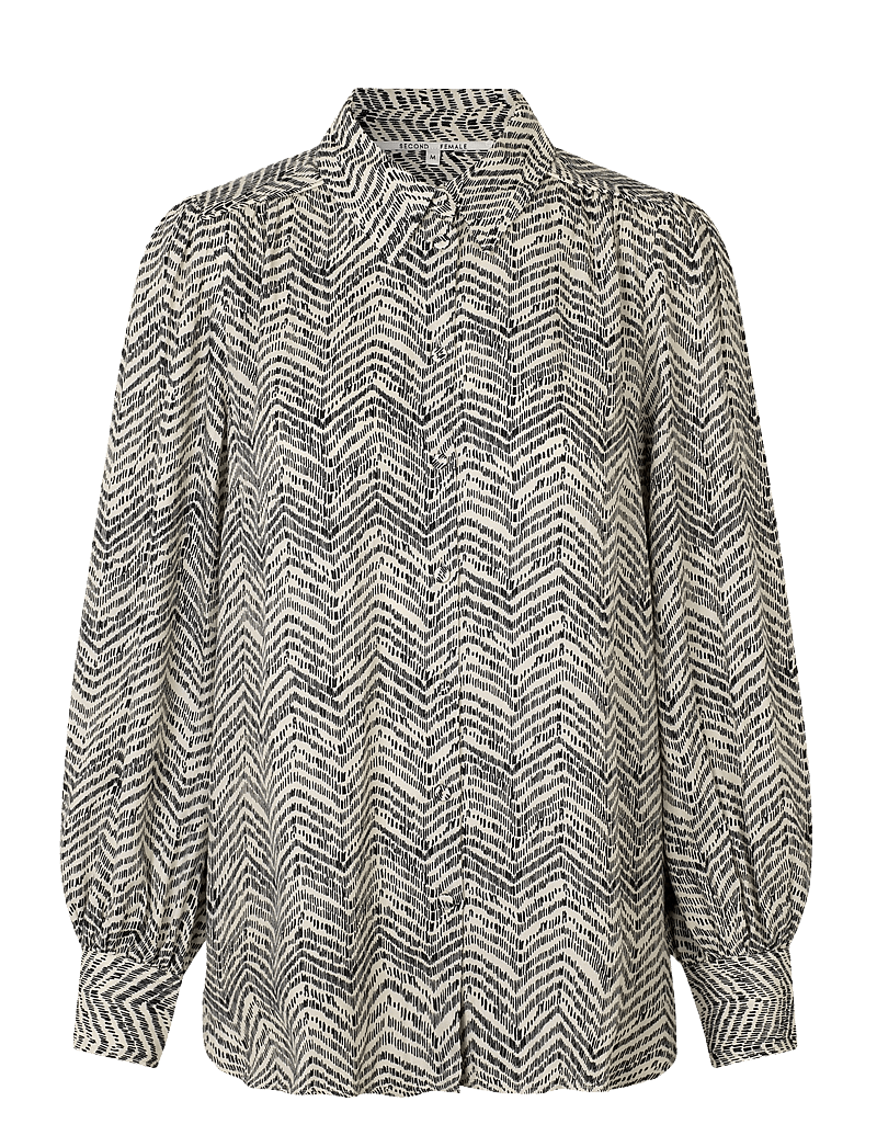 Second Female - Mallow Shirt - pikkade varrukatega särgid - black - 1