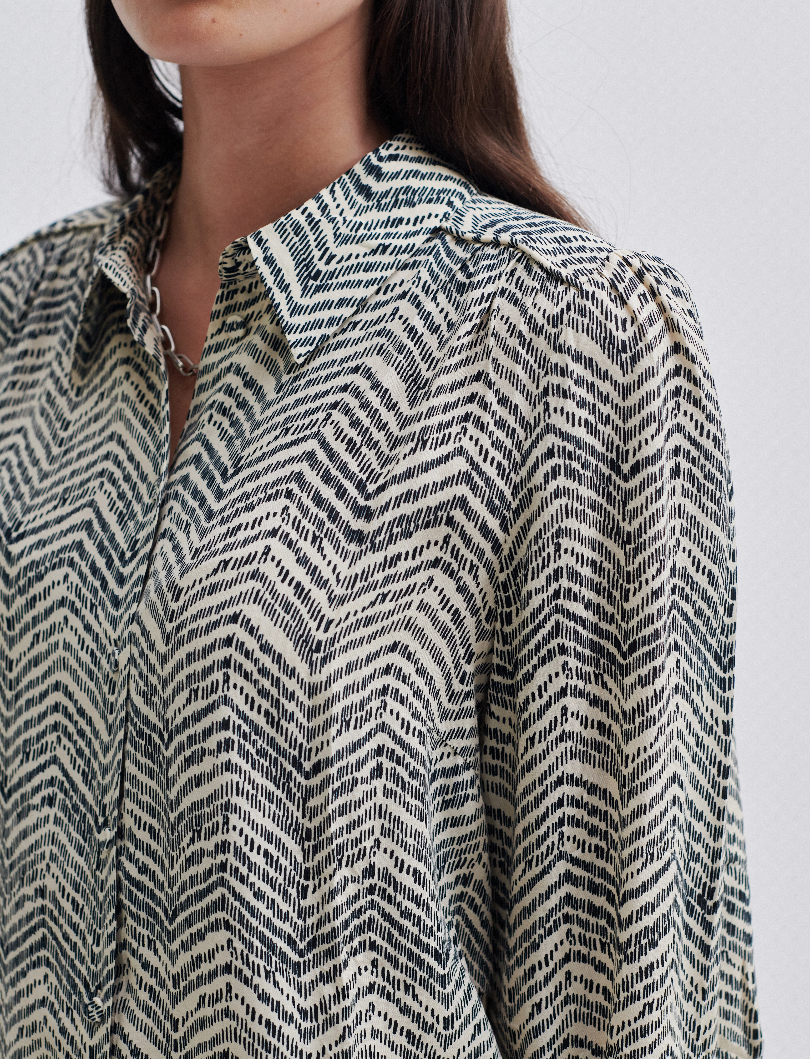 Second Female - Mallow Shirt - langærmede skjorter - black - 2