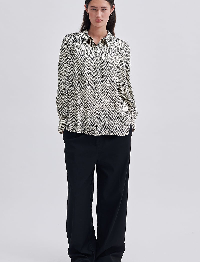 Second Female - Mallow Shirt - pikkade varrukatega särgid - black - 4