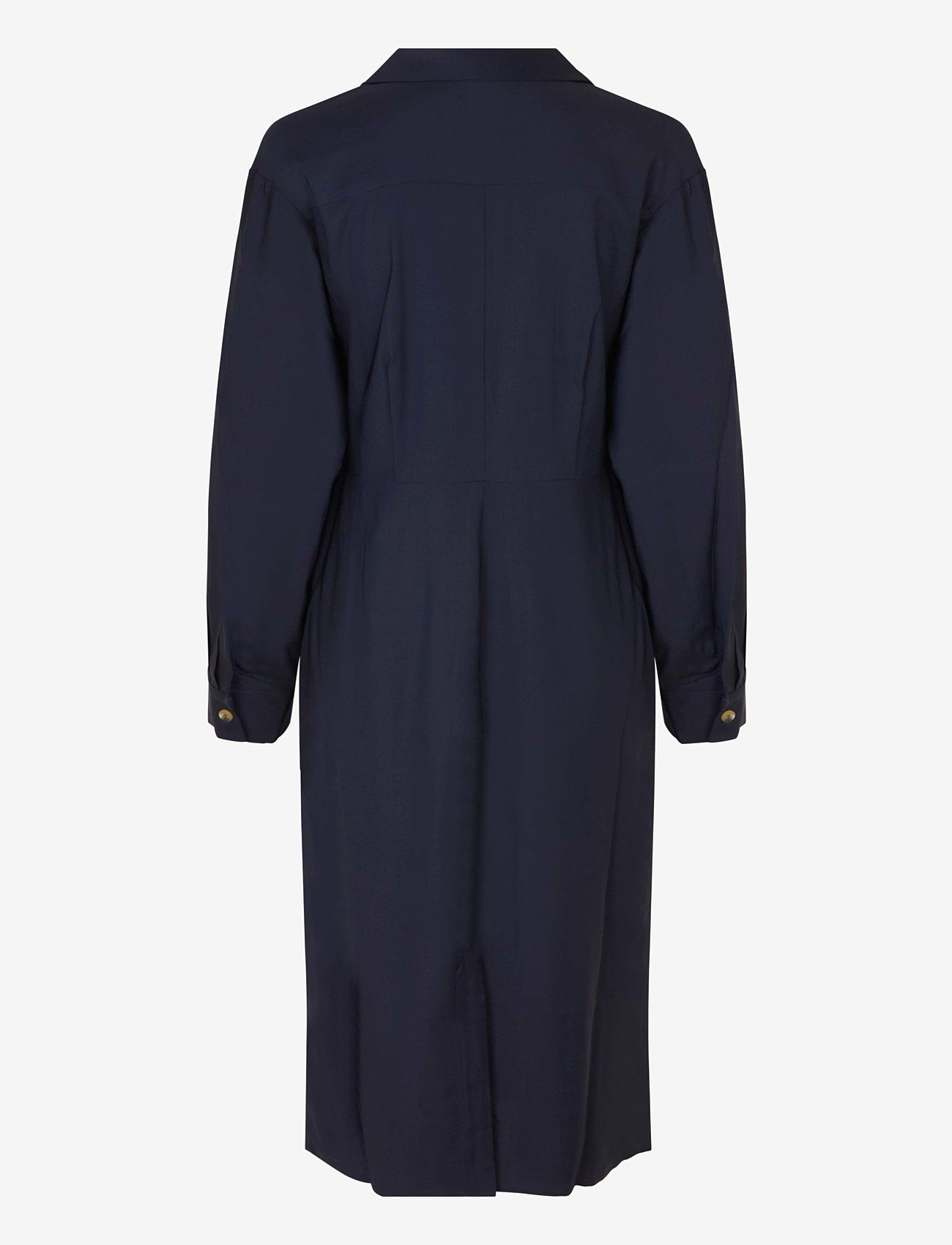 Second Female - Christie Dress - skjortekjoler - peacoat - 1
