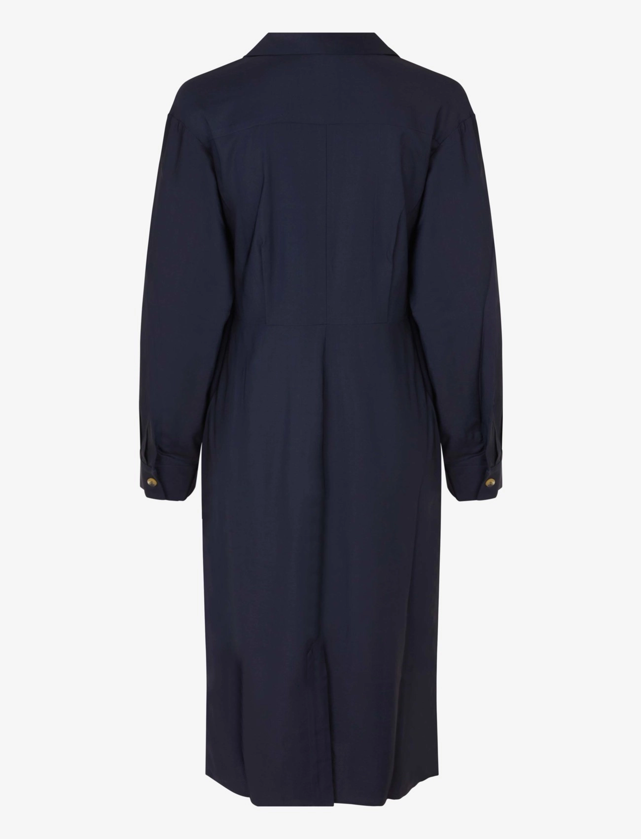 Second Female - Christie Dress - shirt dresses - peacoat - 1