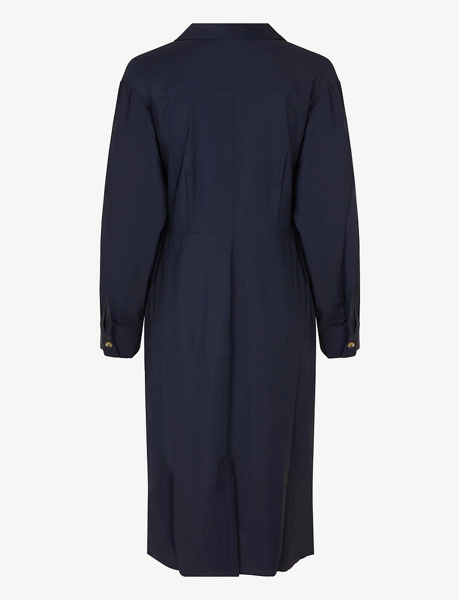 Second Female - Christie Dress - skjortklänningar - peacoat - 1