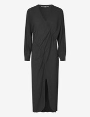 Second Female - Belisa Dress - midi dresses - black - 0