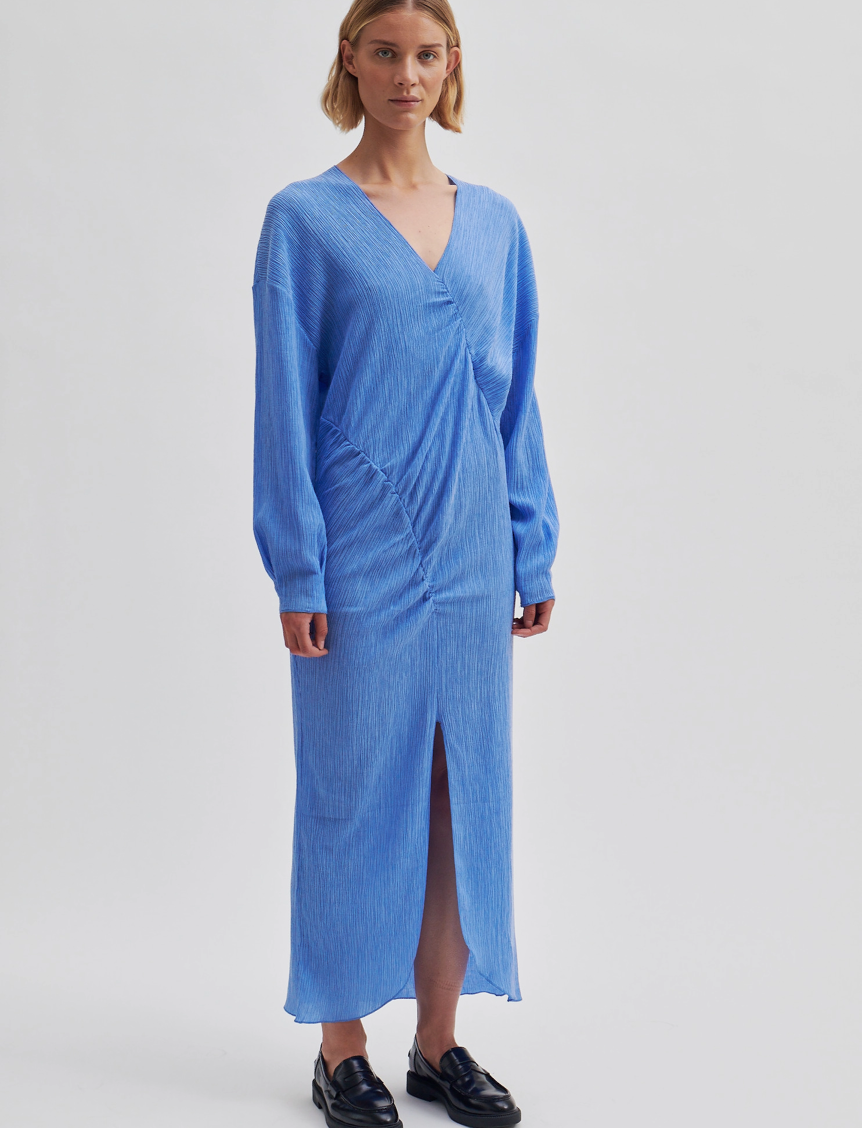 Second Female - Belisa Dress - midi kjoler - cornflower blue - 5
