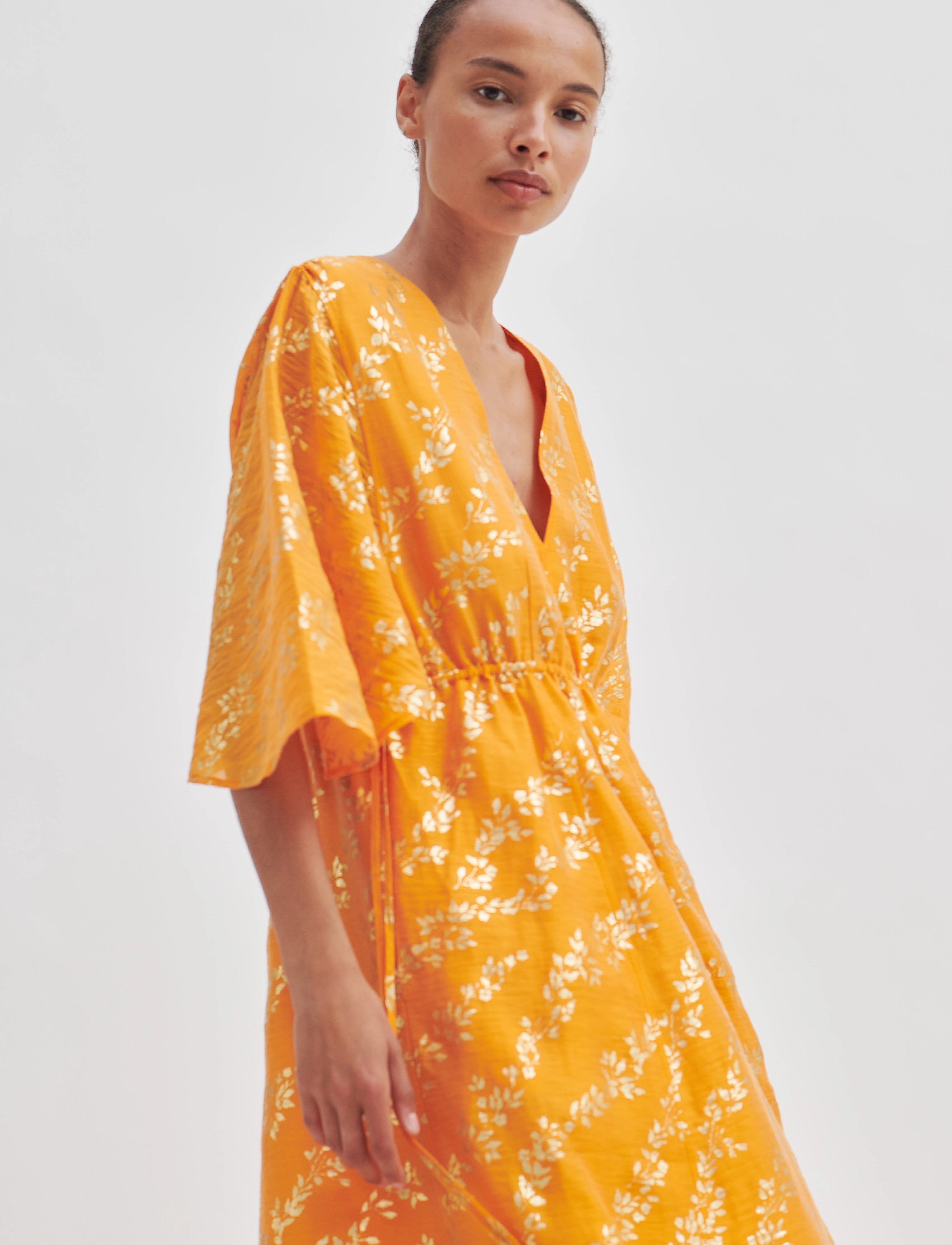 Second Female - Honesty Dress - midikleidid - apricot - 3