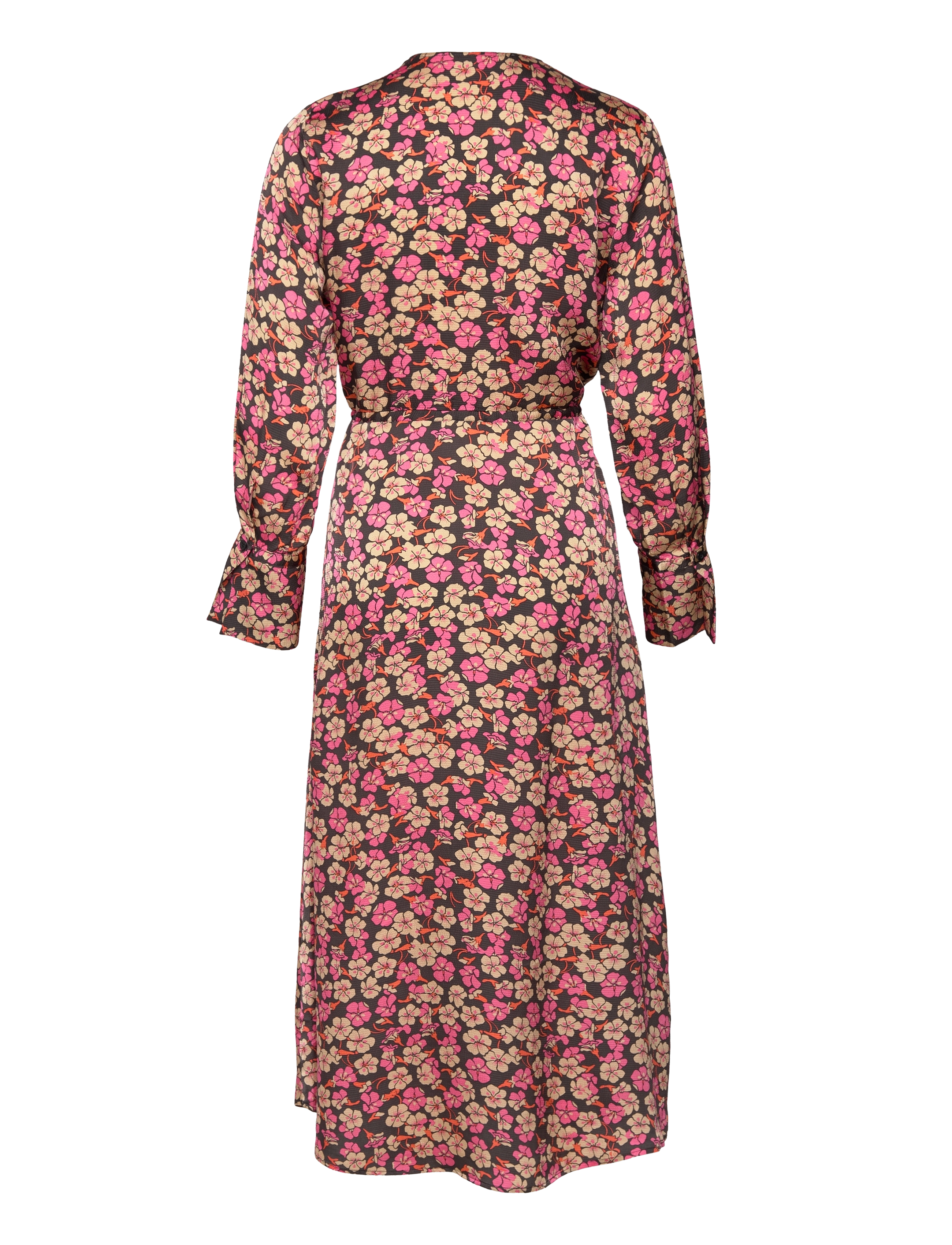 Second Female - Victory V-Neck Dress - midi kjoler - camellia rose - 2