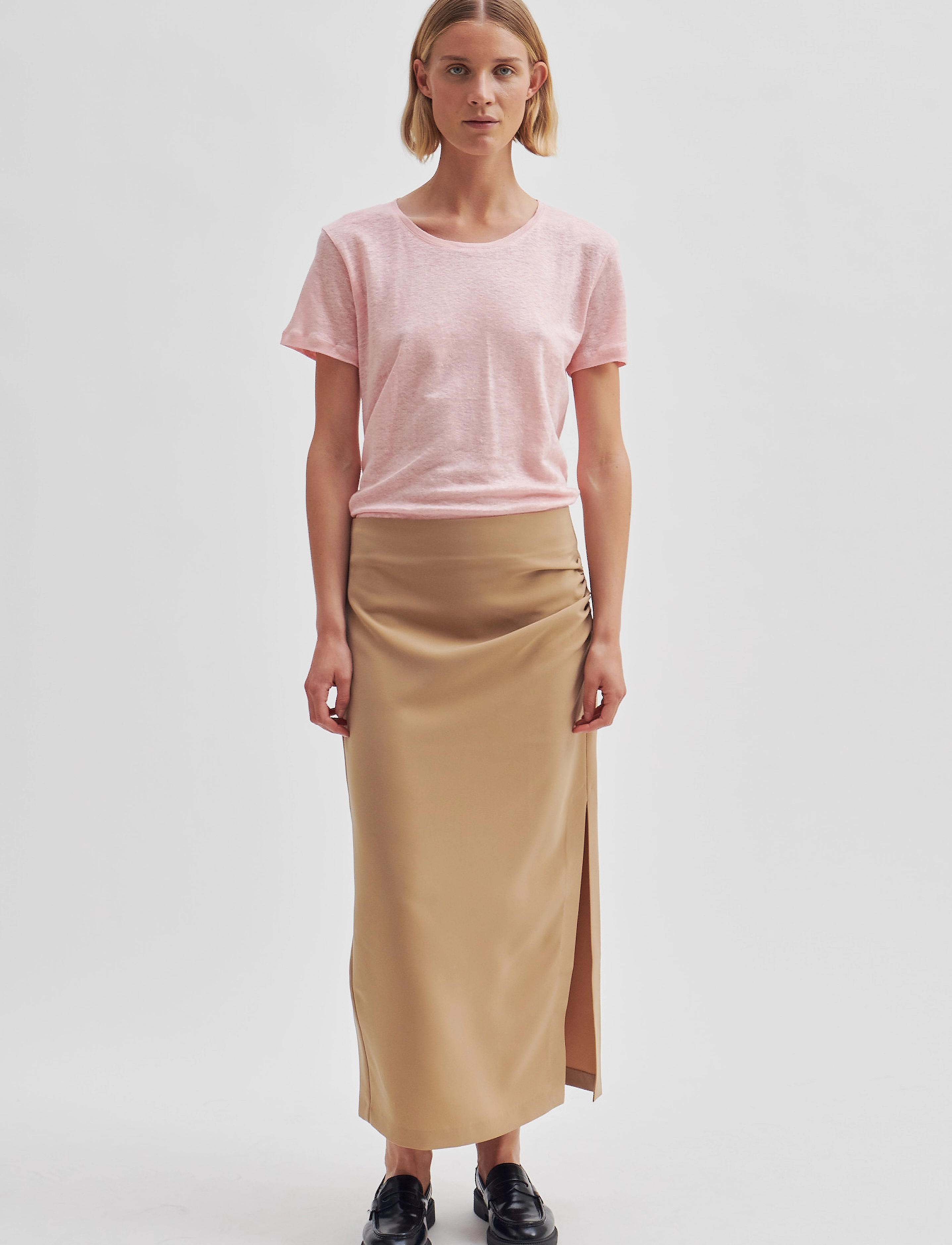 Second Female - Fique Skirt - midi-röcke - new tobacco brown - 3