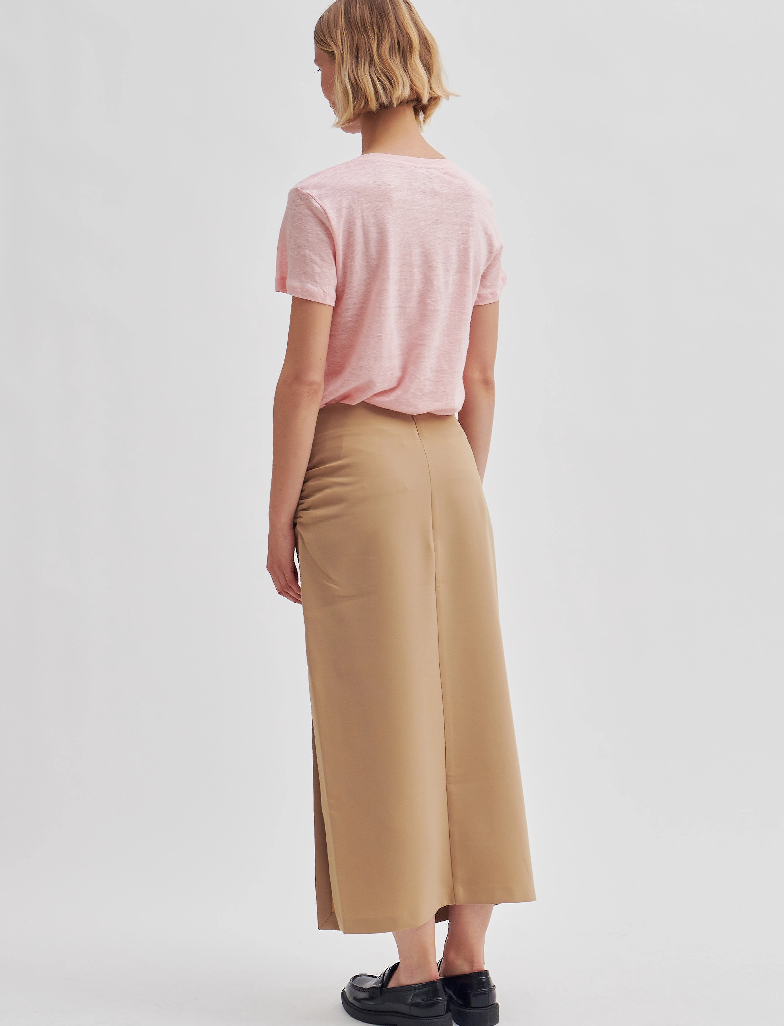 Second Female - Fique Skirt - midi-röcke - new tobacco brown - 4