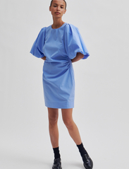 Second Female - Matisol Mini Dress - peoriided outlet-hindadega - cornflower blue - 2
