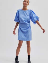Second Female - Matisol Mini Dress - krótkie sukienki - cornflower blue - 4