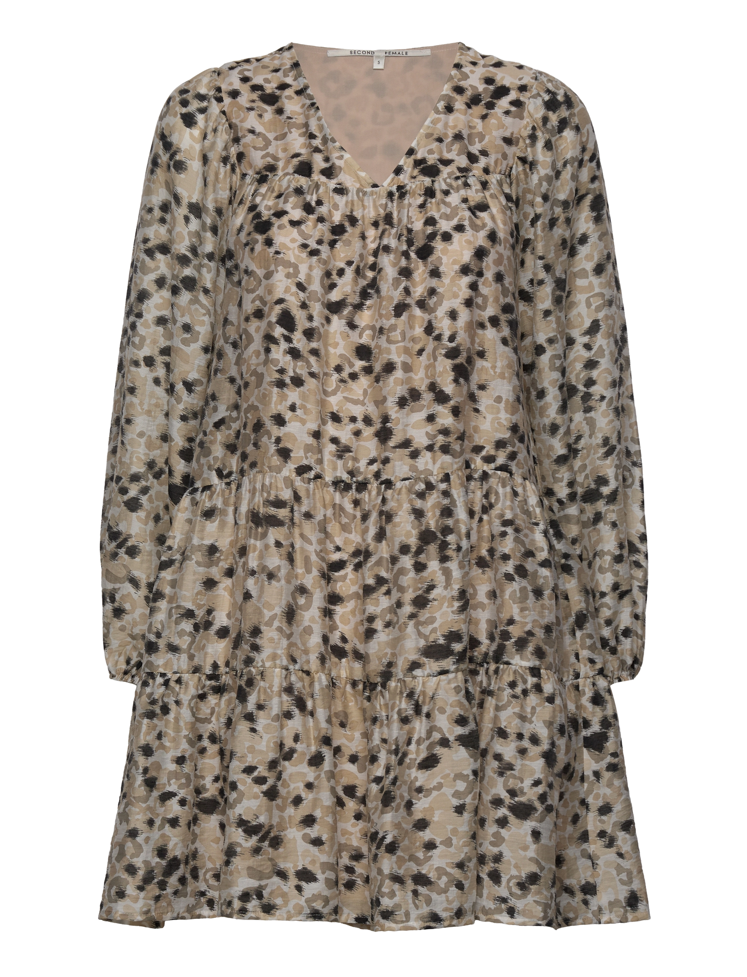 Second Female Gaura Dress - Second Female - CROCKERY / beige