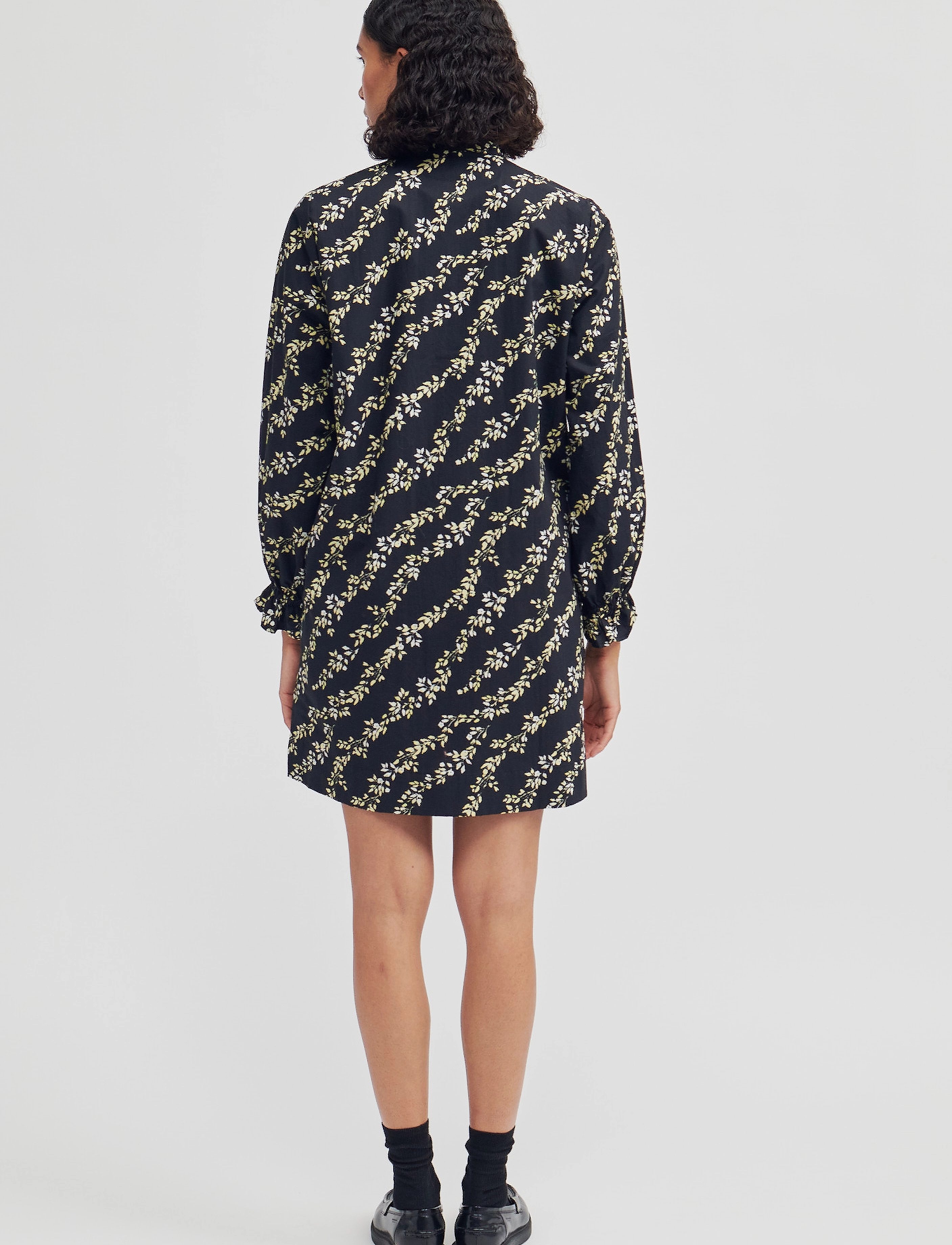 Second Female - Kalmia Tunic Dress - skjortekjoler - black - 5