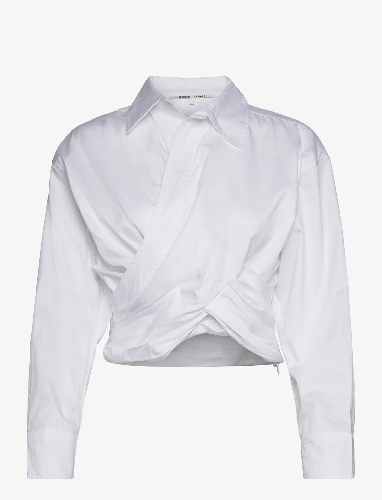 Second Female - Closa Wrap Shirt - overhemden met lange mouwen - white - 0