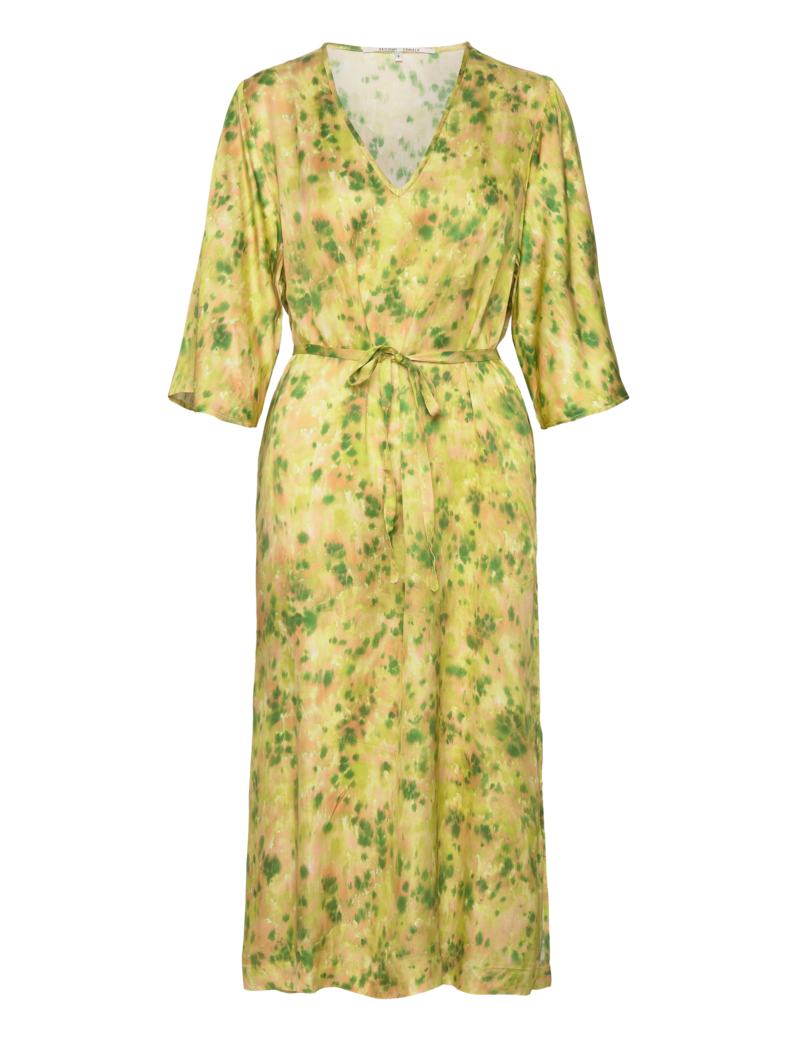 SECOND Damen Crocus Kleid Gelb - S - Damen