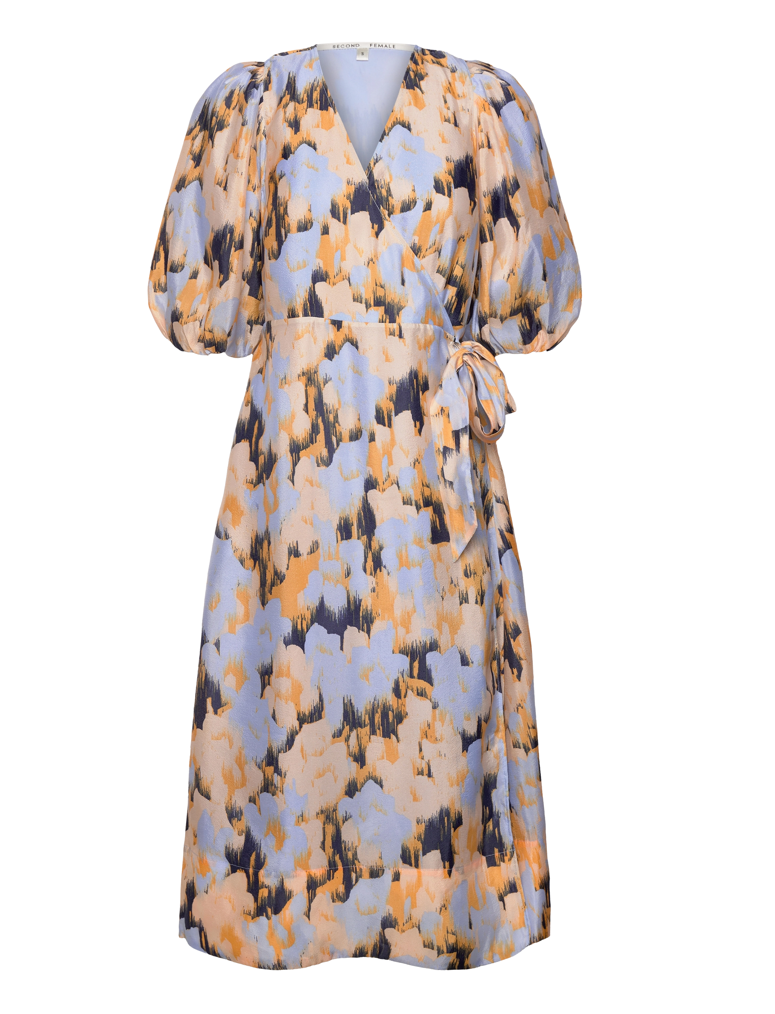 Second Female Marigold Wrap Dress - Second Female - HEATHER / multi